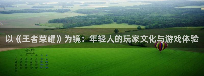  完美电竞平台服务器位置：以《王者荣耀》为镜：年轻人的玩家文化